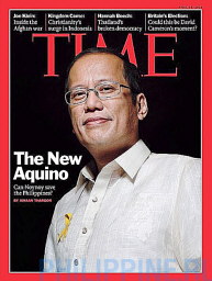 Бениньо (Нойной) Симеон Кохуанко Акино III на обложке журнала Time