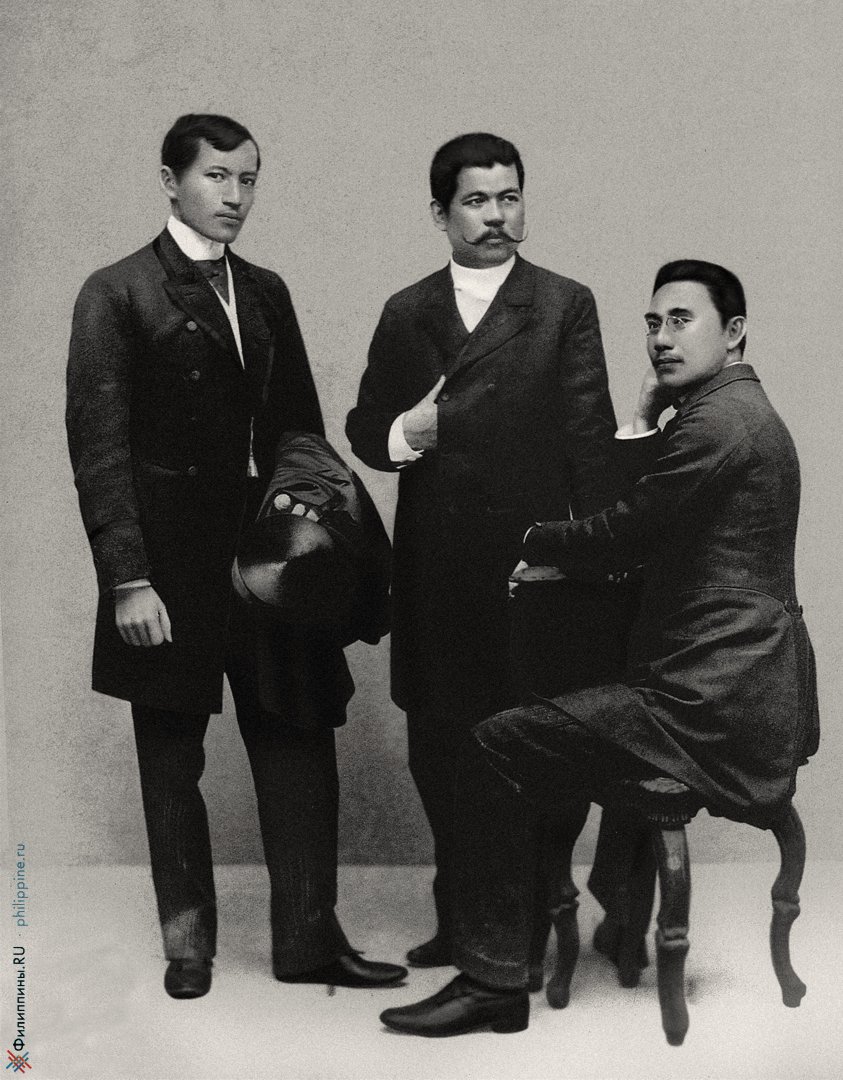 Хосе Рисаль, Марсело дель Пилар и Мариано Понсе