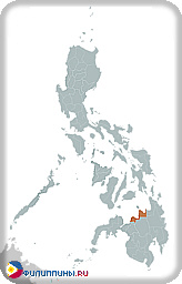 Положение провинции Восточный Мисамис на карте Филиппин
