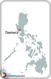 Положение провинции Пампанга на карте Филиппин