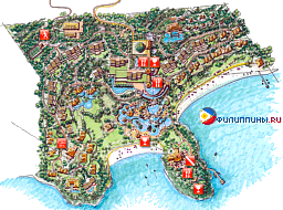 План отеля Shangri-La's Boracay Resort & Spa, Боракай, Филиппины